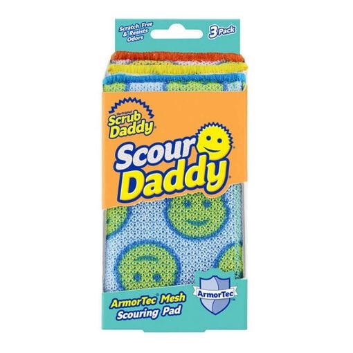 Εικόνα της Σφουγγάρια Scrub Daddy - Scour Daddy Blue/Yellow/Red 3 τμχ