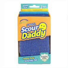 Εικόνα της Scrub Daddy - Scour Daddy Steel Σφουγγάρια 2 τμχ
