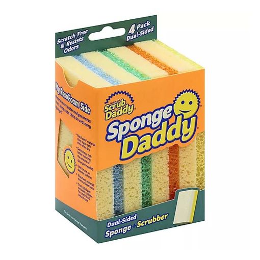Εικόνα της Σφουγγάρια Scrub Daddy - Sponge Daddy 4 τμχ