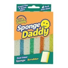 Εικόνα της Σφουγγάρια Scrub Daddy - Sponge Daddy 4 τμχ
