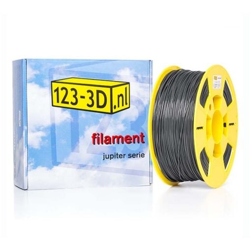 Εικόνα της 123-3D Jupiter PLA Filament 1.75mm Spool of 1Kg Grey