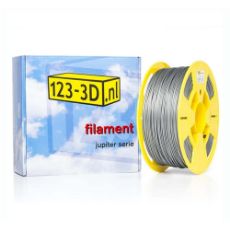 Εικόνα της 123-3D Jupiter PLA Filament 1.75mm Spool of 1Kg Silver