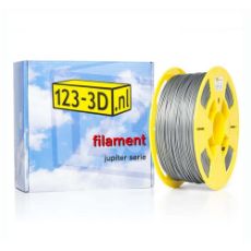 Εικόνα της 123-3D Jupiter PLA Filament 1.75mm Spool of 1Kg Silver