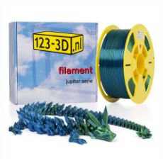 Εικόνα της 123-3D Jupiter PLA Filament 1.75mm Spool of 1Kg Green/Blue