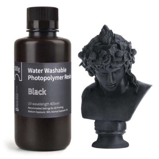 Εικόνα της Elegoo Water Washable Resin Black 500gr