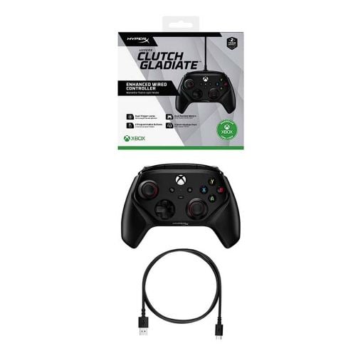 Εικόνα της Wired Controller HyperX Clutch Gladiate for Xbox/PC Black 6L366AA