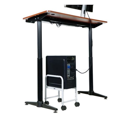 Εικόνα της Eureka Ergonomic Τροχήλατη Βάση PC White ERK-CS-01W