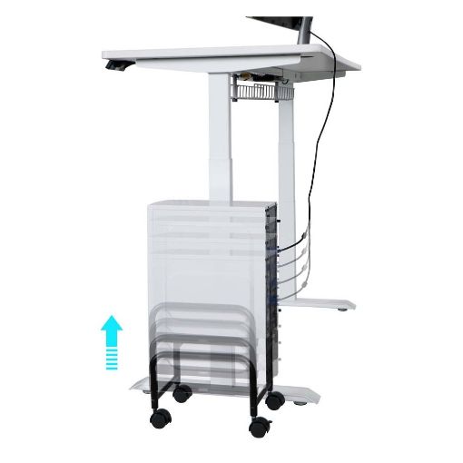 Εικόνα της Eureka Ergonomic Τροχήλατη Βάση PC Black ERK-CS-01B