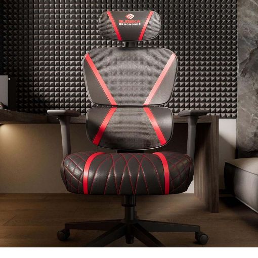 Εικόνα της Gaming Chair Eureka Ergonomic Norn Black/Red ERK-GC06-R