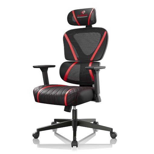 Εικόνα της Gaming Chair Eureka Ergonomic Norn Black/Red ERK-GC06-R