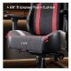 Εικόνα της Gaming Chair Eureka Ergonomic Python II Black/White/Red ERK-GC08-R