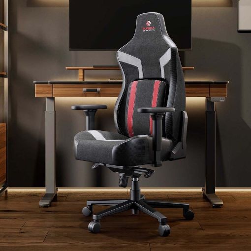 Εικόνα της Gaming Chair Eureka Ergonomic Python II Black/White/Red ERK-GC08-R