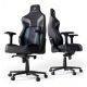 Εικόνα της Gaming Chair Eureka Ergonomic Python II Black/White/Blue ERK-GC08-BU
