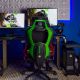 Εικόνα της Gaming Chair Eureka Ergonomic Typhon Hybrid Black/Green ERK-GC05-G