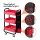 Εικόνα της Eureka Ergonomic Rolling Utility Cart Black/Red CP-JJ-CWC-002