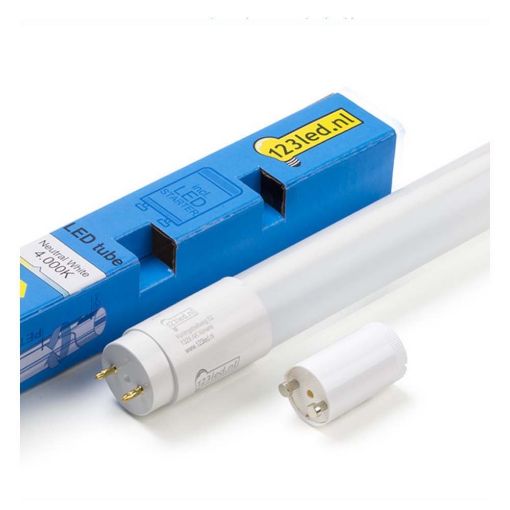 Εικόνα της LED Tube Lamp 123LED T8 G13 150cm 20W 4000K 3000lm Neutral White + Starter
