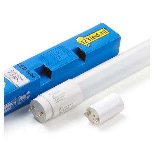 Εικόνα της LED Tube Lamp 123LED T8 G13 60cm 7.5W 6500K 1125lm Cold White + Starter