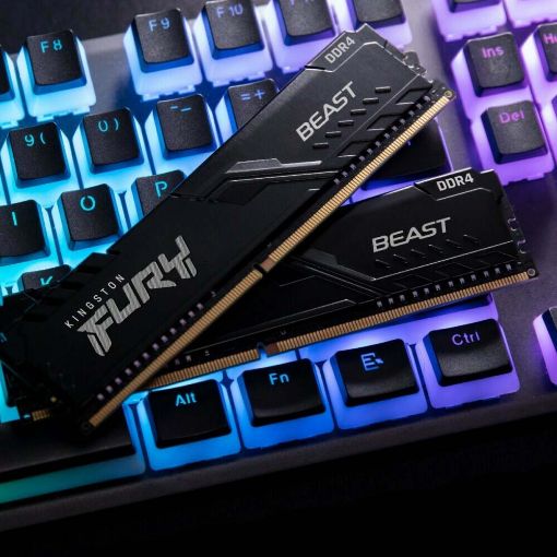Εικόνα της Ram Kingston Fury Beast 16GB DDR4-3600MHz CL18 Black KF436C18BB/16