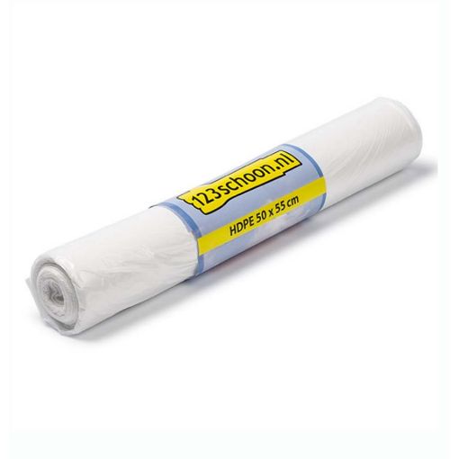 Εικόνα της Σακούλες Απορριμάτων 123Schoon 50 τμχ HDPE 20Lt White