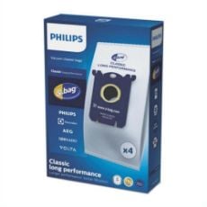 Εικόνα της Σακούλες Σκούπας Philips S-Bag Classic Long Performance 4τμχ FC8021/03