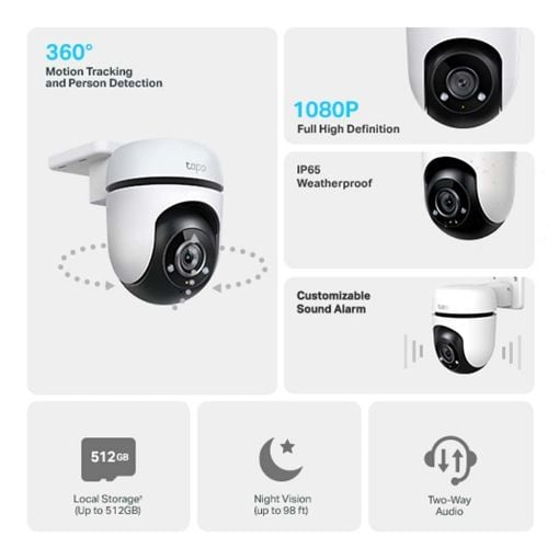 Εικόνα της Outdoor Security IP Camera TP-Link Tapo C500 FHD Pan/Tilt Wireless