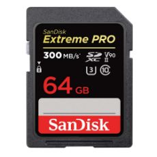 Εικόνα της Κάρτα Μνήμης SDXC V90 Sandisk Extreme Pro 64GB SDSDXDK-064G-GN4IN