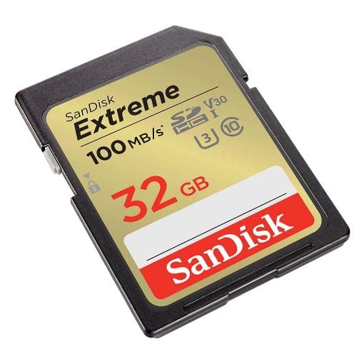 Εικόνα της Κάρτα Μνήμης SDXC SanDisk Extreme 32GB UHS-I U3 V30 SDSDXVT-032G-GNCIN