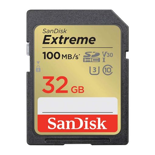 Εικόνα της Κάρτα Μνήμης SDXC SanDisk Extreme 32GB UHS-I U3 V30 SDSDXVT-032G-GNCIN