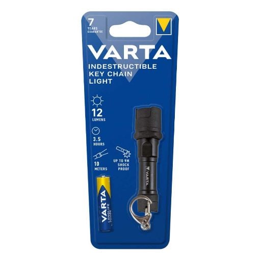 Εικόνα της Φακός - Μπρελόκ Varta LED Indestructible Key Chain Light 12lm 16701101421