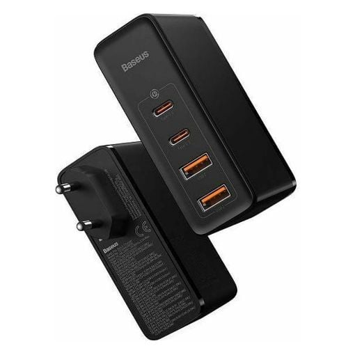 Εικόνα της Φορτιστής Baseus GaN2 Pro 2x USB-A & 2x USB-C 100W Black CCGAN2P-L01