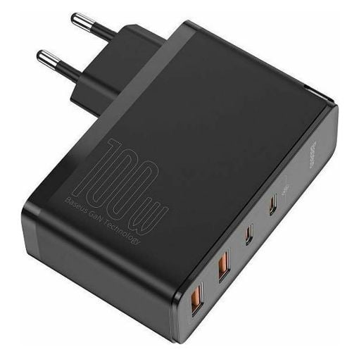 Εικόνα της Φορτιστής Baseus GaN2 Pro 2x USB-A & 2x USB-C 100W Black CCGAN2P-L01