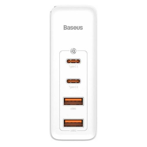 Εικόνα της Φορτιστής Baseus GaN2 Pro 2x USB-A & 2x USB-C 100W White CCGAN2P-L02