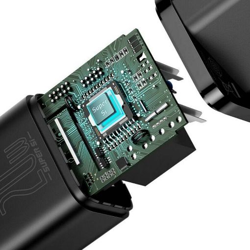 Εικόνα της Φορτιστής Baseus Super Si USB-C 1C 20W Black CCSUP-B01
