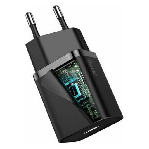 Εικόνα της Φορτιστής Baseus Super Si USB-C 1C 20W Black CCSUP-B01