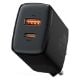 Εικόνα της Φορτιστής Baseus Compact USB-A & USB-C QC3.0 PD 20W Black CCXJ-B01