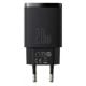Εικόνα της Φορτιστής Baseus Compact USB-A & USB-C QC3.0 PD 20W Black CCXJ-B01