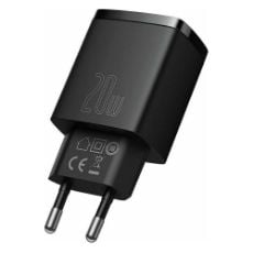 Εικόνα της Φορτιστής Baseus Compact USB-A & USB-C QC3.0 PD 20W Black CCXJ-B01