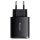 Εικόνα της Φορτιστής Baseus Compact Dual USB-A & USB-C QC3.0 PD 30W Black CCXJ-E01