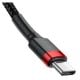Εικόνα της Καλώδιο Baseus Cafule USB-C to USB-C PD QC3 60W 2m Black/Red CATKLF-H91