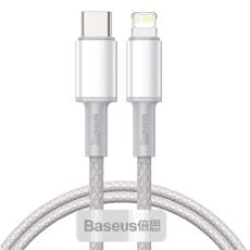 Εικόνα της Καλώδιο Baseus High Density USB-C to Lightning PD 20W 1m White CATLGD-02