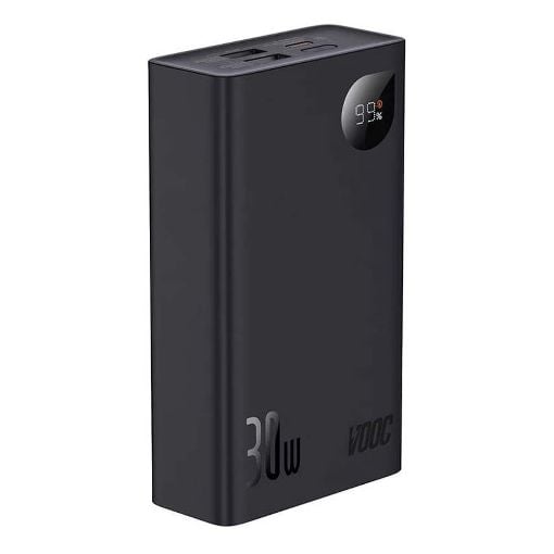 Εικόνα της Power Bank Baseus Adaman 2 Dual USB-A & USB-C 20000mAh 30W Black PPAD050101