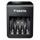 Εικόνα της Σετ Φορτιστής Μπαταριών Varta LCD Plug Charger+ Ni-MH & 4x Επαναφορτιζόμενες Μπαταρίες 2100 mAh AA Black 57687101441