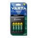 Εικόνα της Σετ Φορτιστής Μπαταριών Varta LCD Plug Charger+ Ni-MH & 4x Επαναφορτιζόμενες Μπαταρίες 2100 mAh AA Black 57687101441