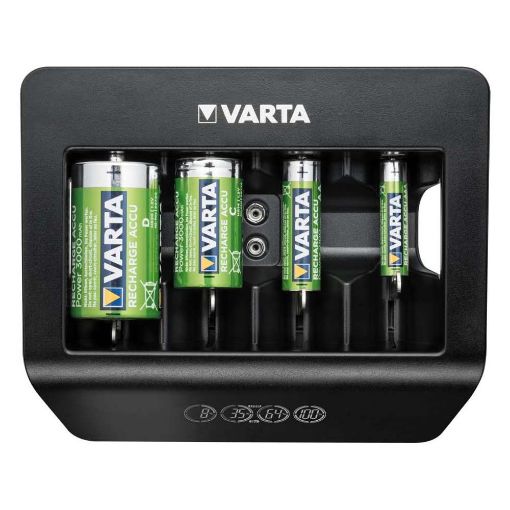 Εικόνα της Φορτιστής Μπαταριών Varta LCD Universal Charger+ Ni-MH Black 57688101401