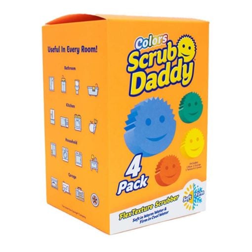 Εικόνα της Σφουγγάρια Scrub Daddy - FlexTexture Colors Scrubber 4 τμχ
