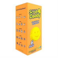 Εικόνα της Σφουγγάρια Scrub Daddy - The Original Scrub Daddy FlexTexture Scrubber Yellow 6 τμχ