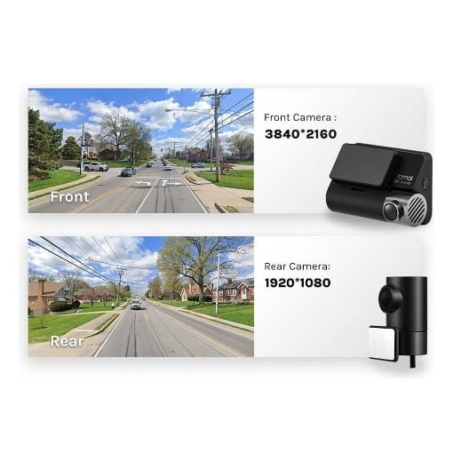 Εικόνα της Σετ Κάμερα DVR Αυτοκινήτου 70Mai A800S & RC06 4K Black A800S1