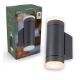 Εικόνα της Επιτοίχιο Φωτιστικό Up & Down 123LED Quinto 2xGU10 IP44 Anthracite