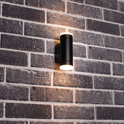 Εικόνα της Επιτοίχιο Φωτιστικό Up & Down 123LED Quinto 2xGU10 IP44 Anthracite