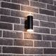 Εικόνα της Επιτοίχιο Φωτιστικό Up & Down 123LED Quinto 2xGU10 IP44 Anthracite